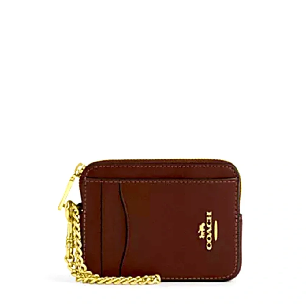 Coach zip card case - Picture 1 of 6